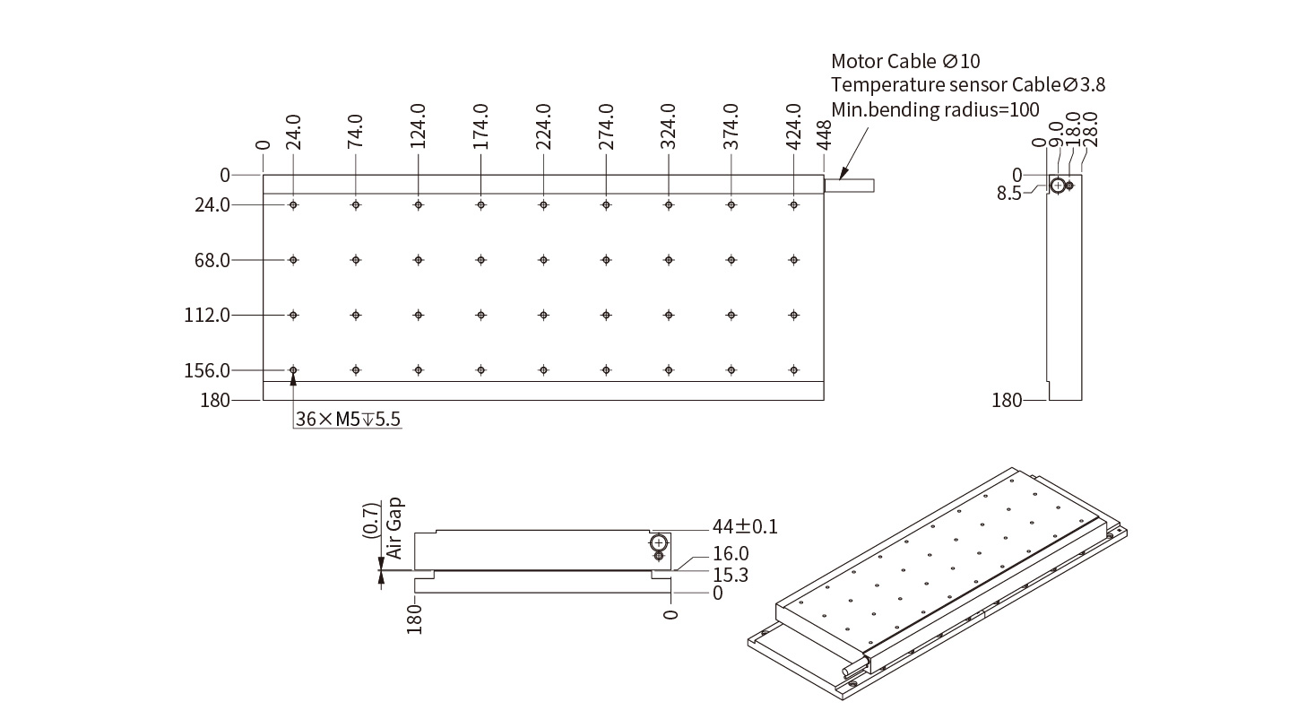 AKH150-N-H-B4 尺寸图