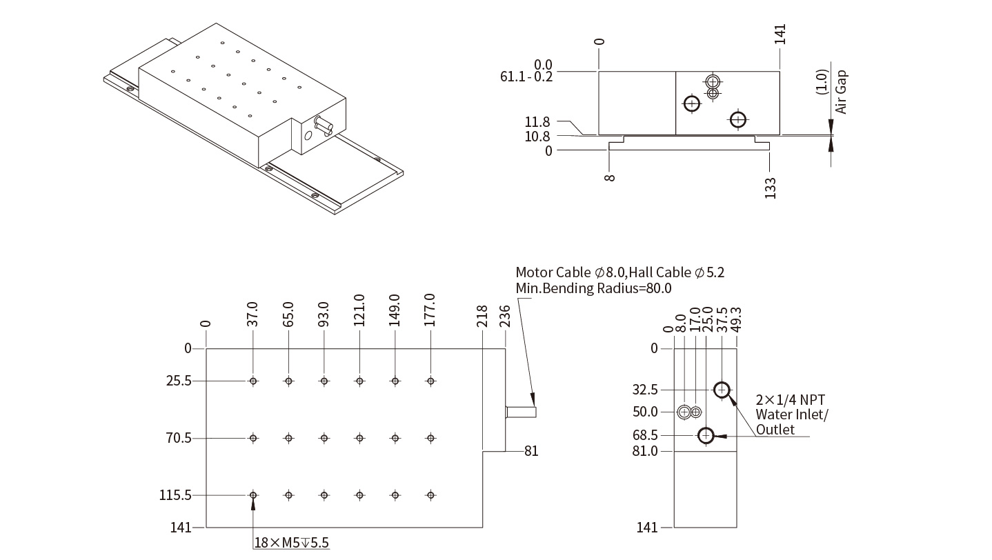 AKM100-W-B2 尺寸图