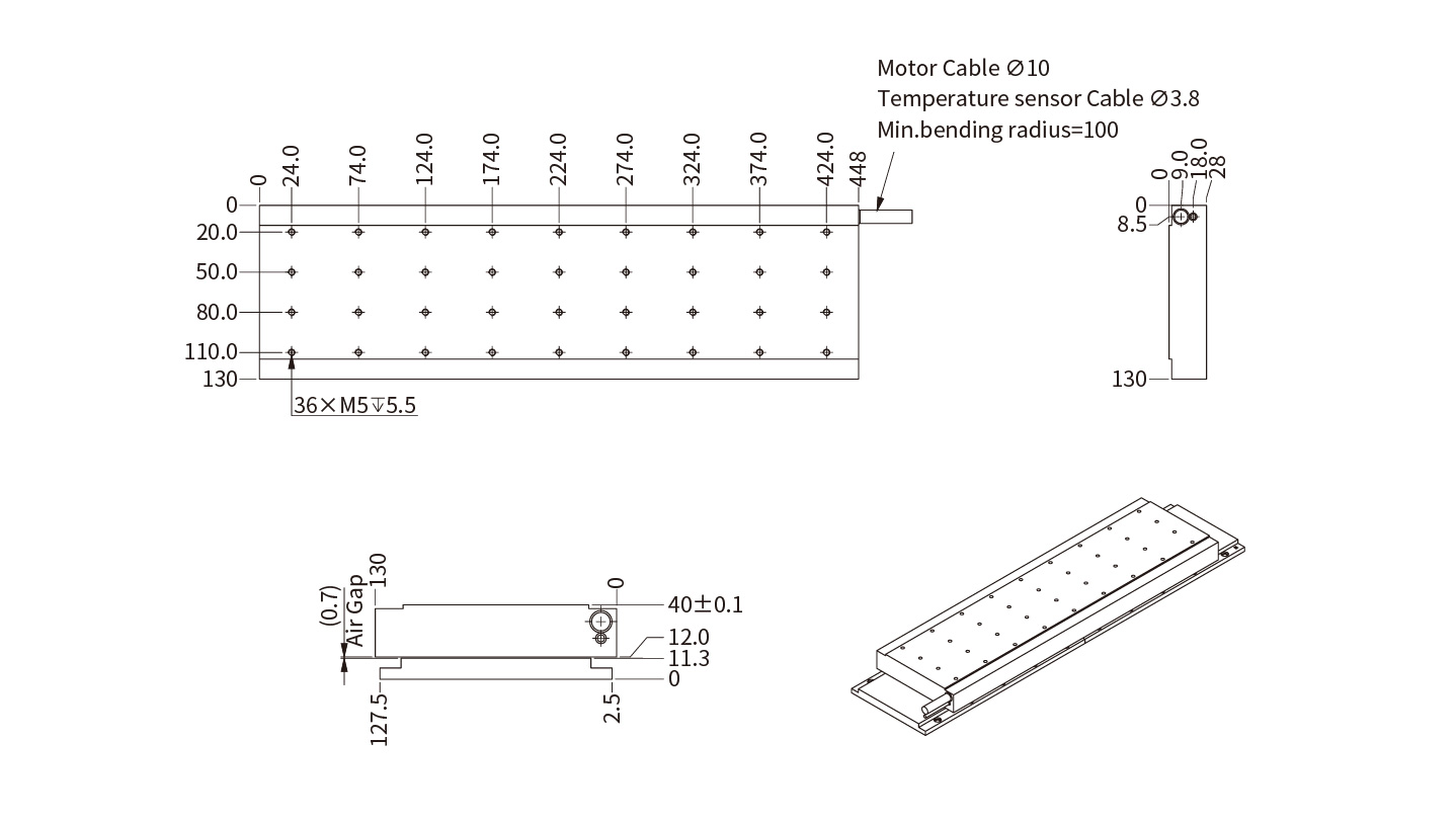 AKH100-N-L-B4 尺寸图