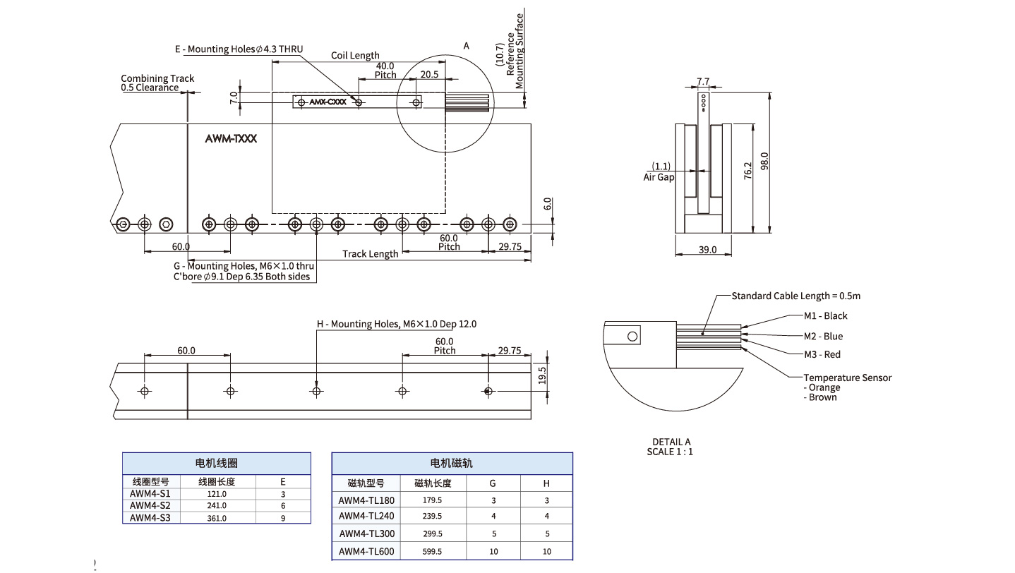 AWM4-S1（串联） 尺寸图
