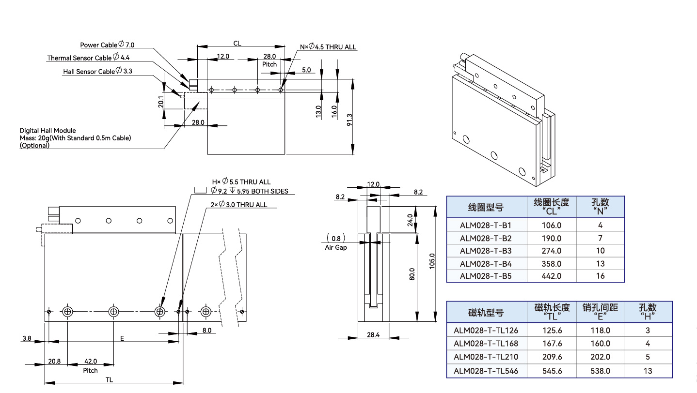 ALM028-T-B1-M 尺寸图