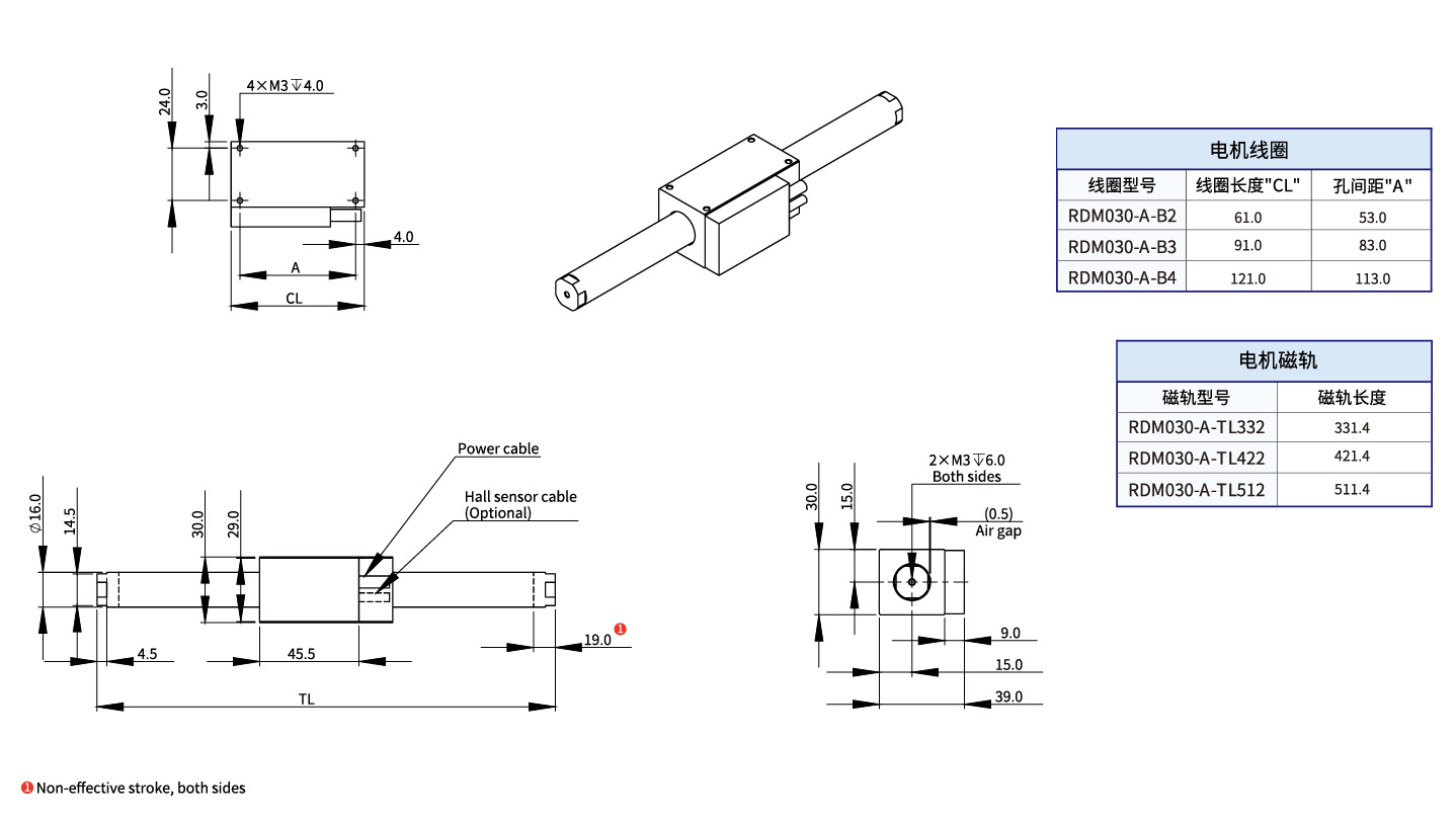 RDM030-A-B3 尺寸图