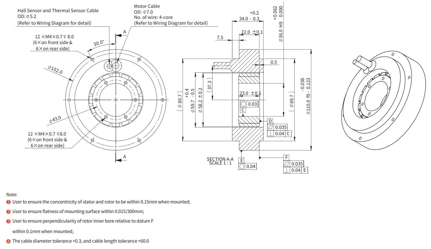 ADR110-P-22（串联） 尺寸图