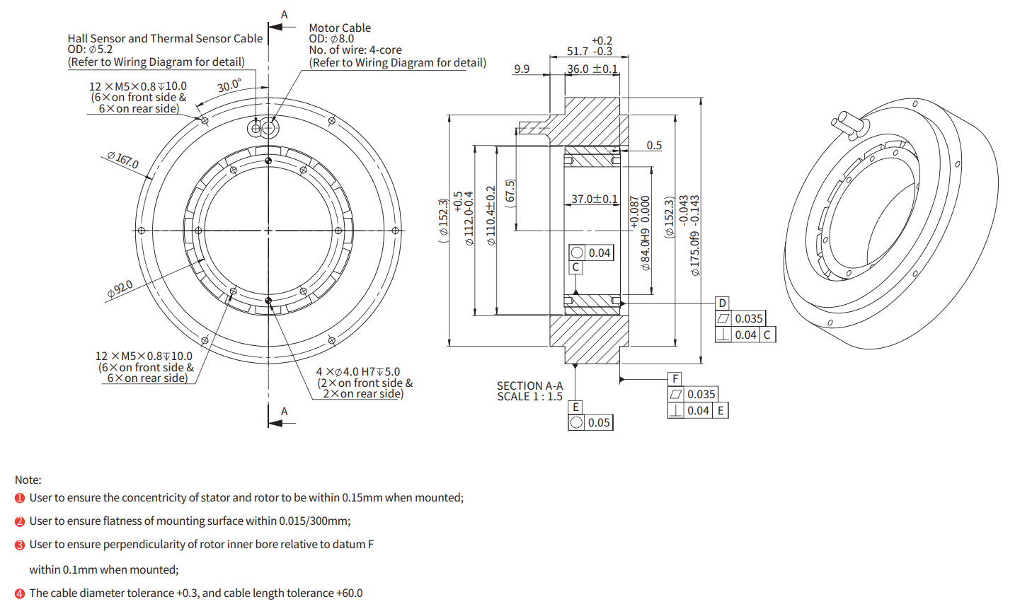 ADR175-P-36（串联） 尺寸图