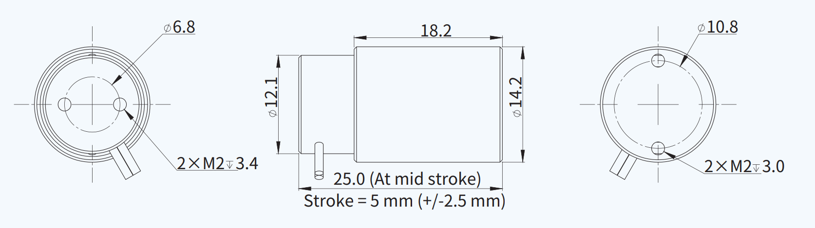 AVM14-HF-5 尺寸图