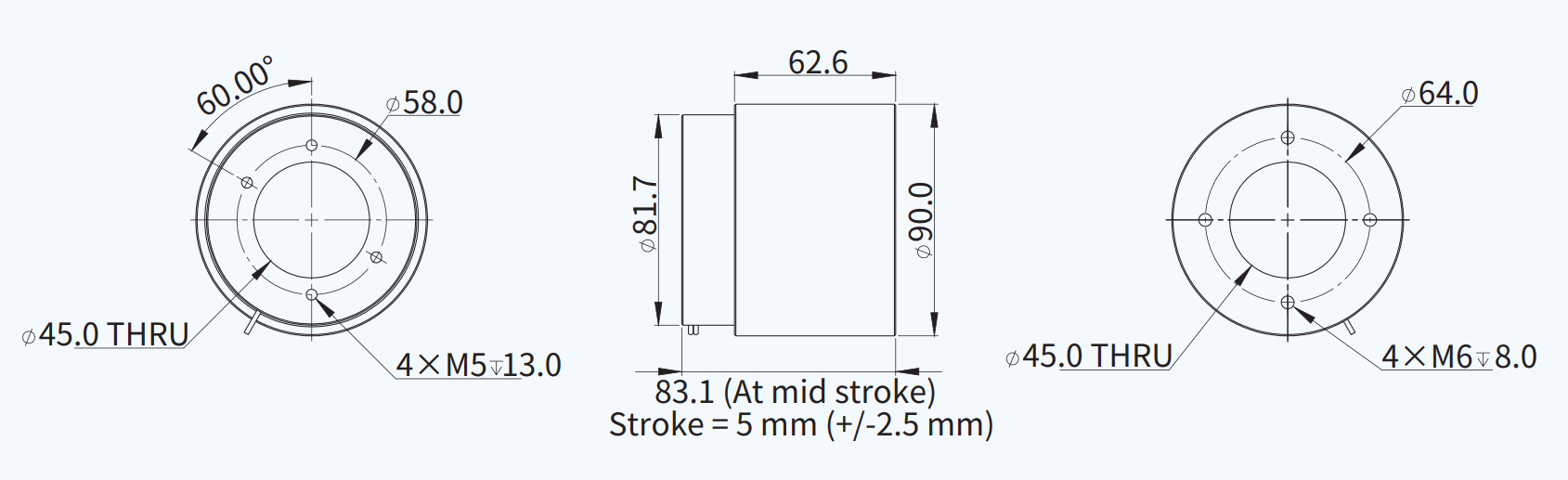AVM90-HF-5 尺寸图