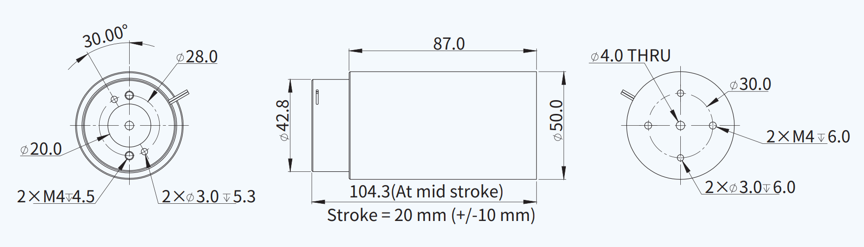 AVM50-HF-20 尺寸图