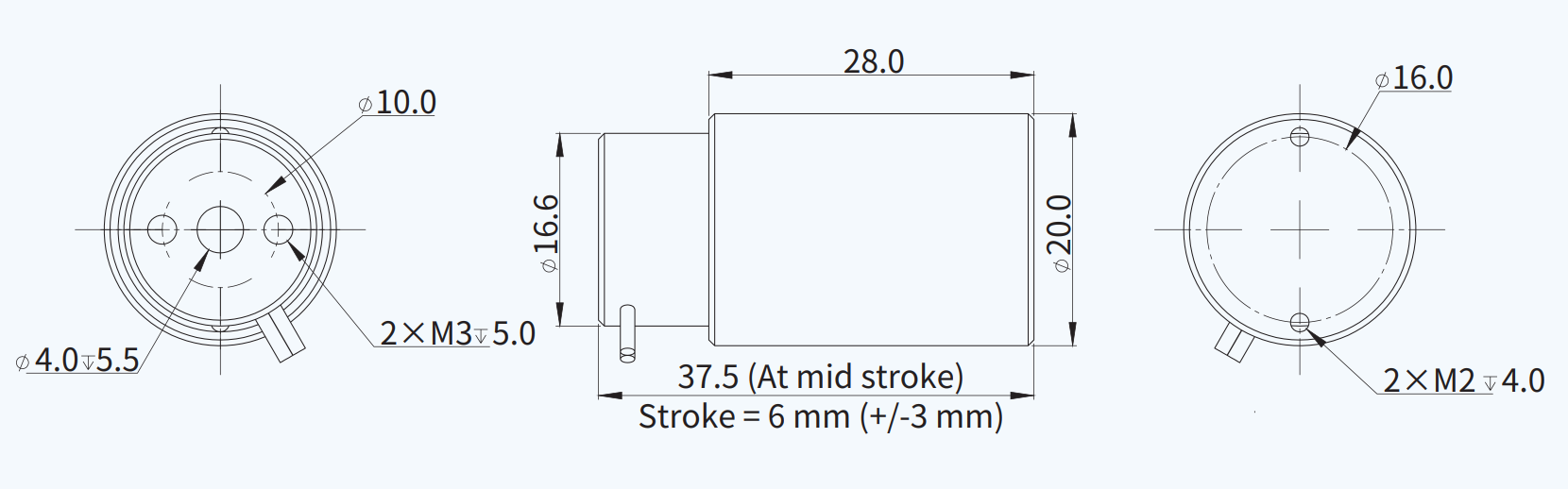 AVM20-HF-6 尺寸图