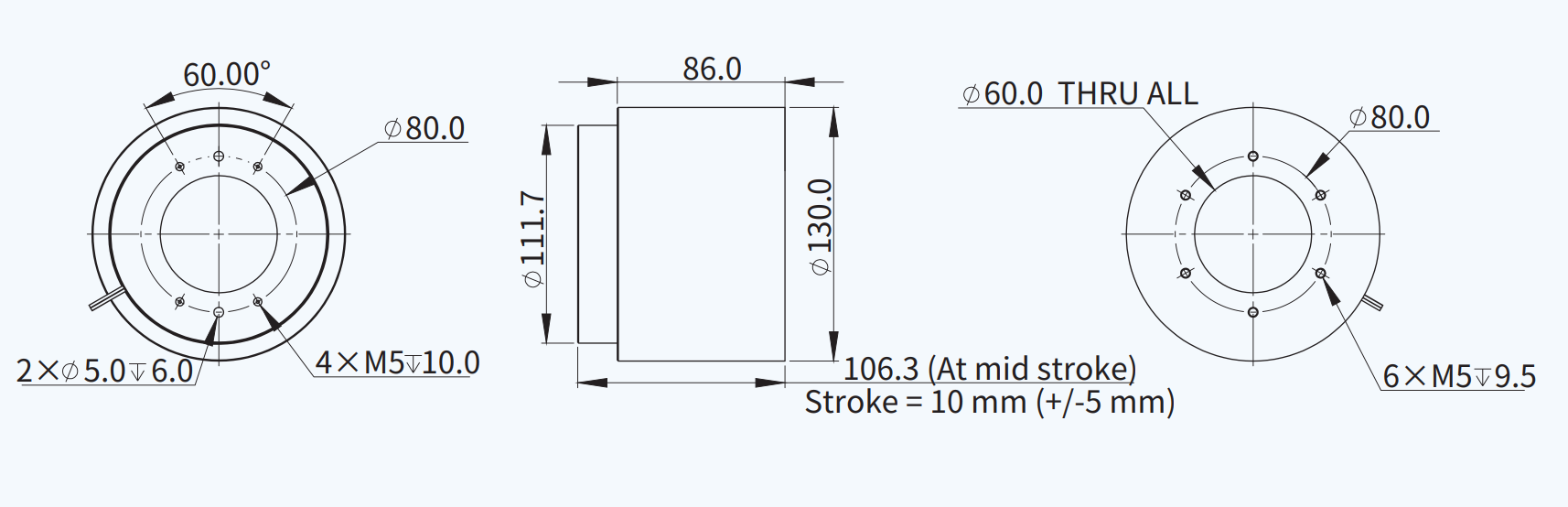 AVM130-HF-10 尺寸图