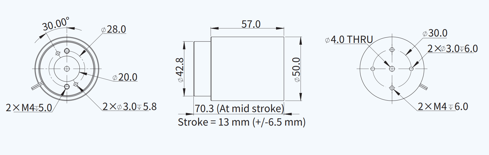 AVM50-HF-13 尺寸图