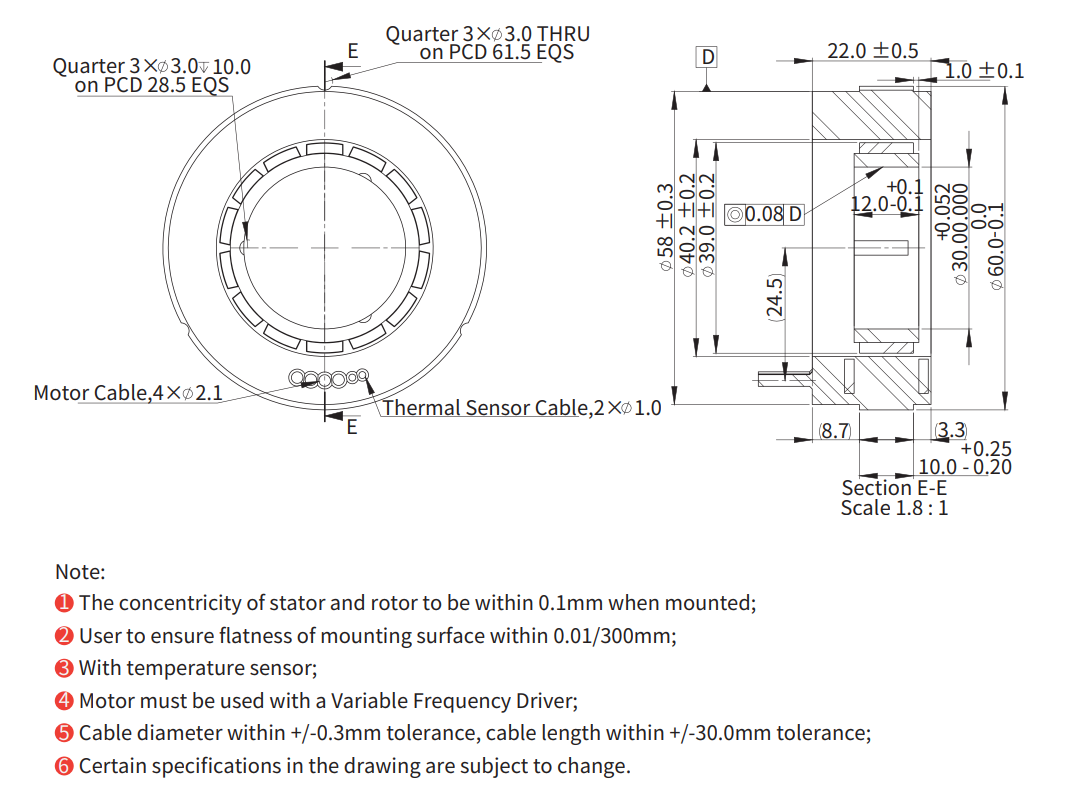 ADR060-F-010（高速） 尺寸图
