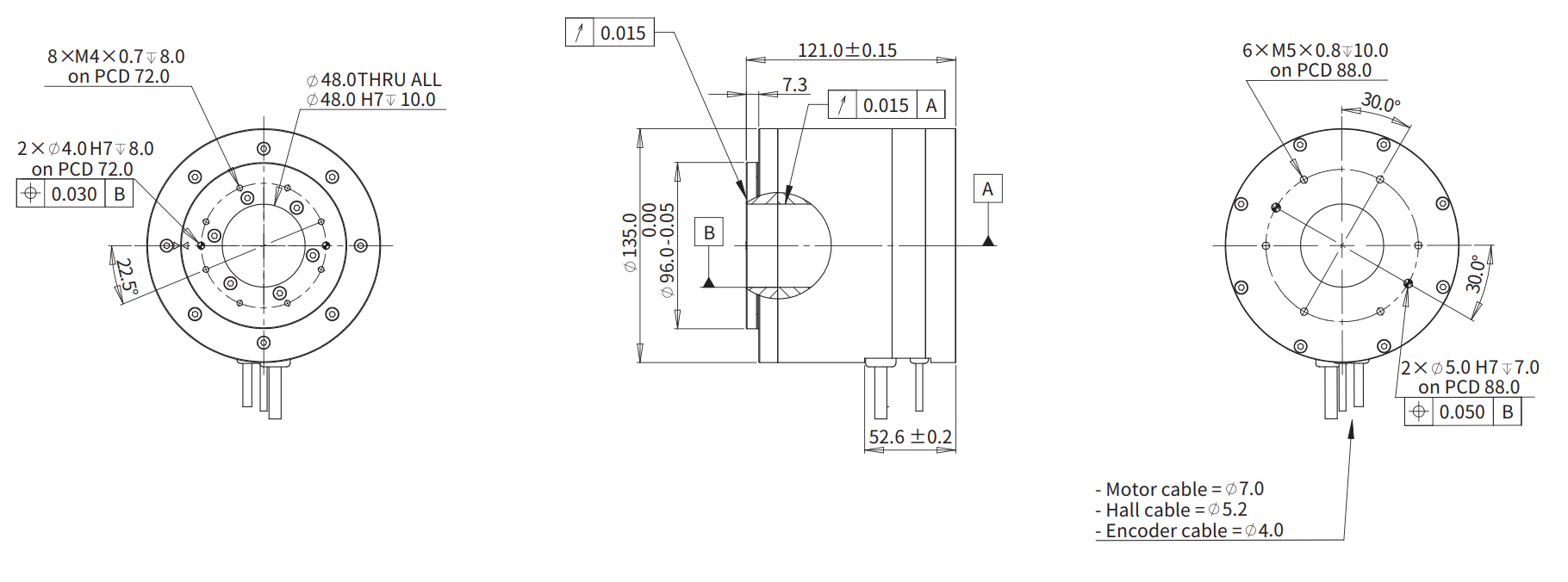 ADR135-B121（串联） 尺寸图