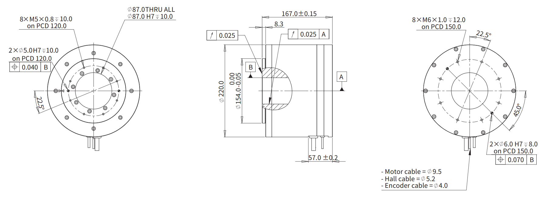 ADR220-B167（并联） 尺寸图