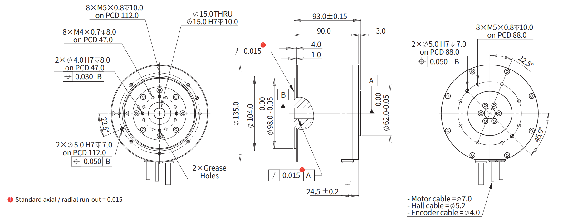 ADR135-A90（并联） 尺寸图