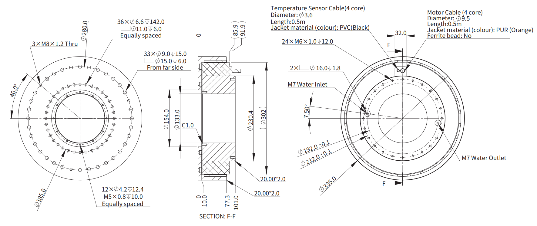 AER335-F-055 尺寸图