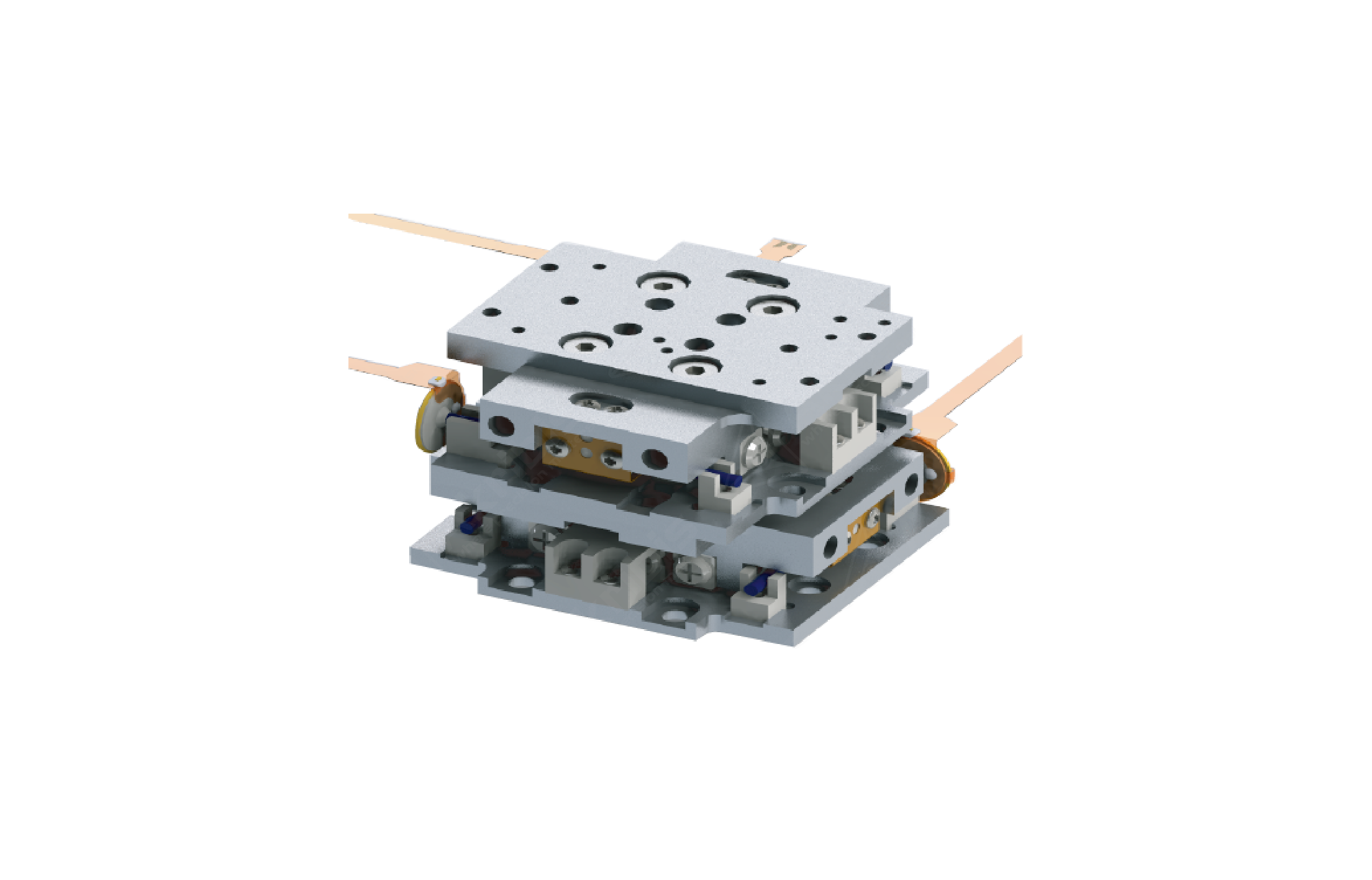 XY axes Stage with Cross roller guide.png