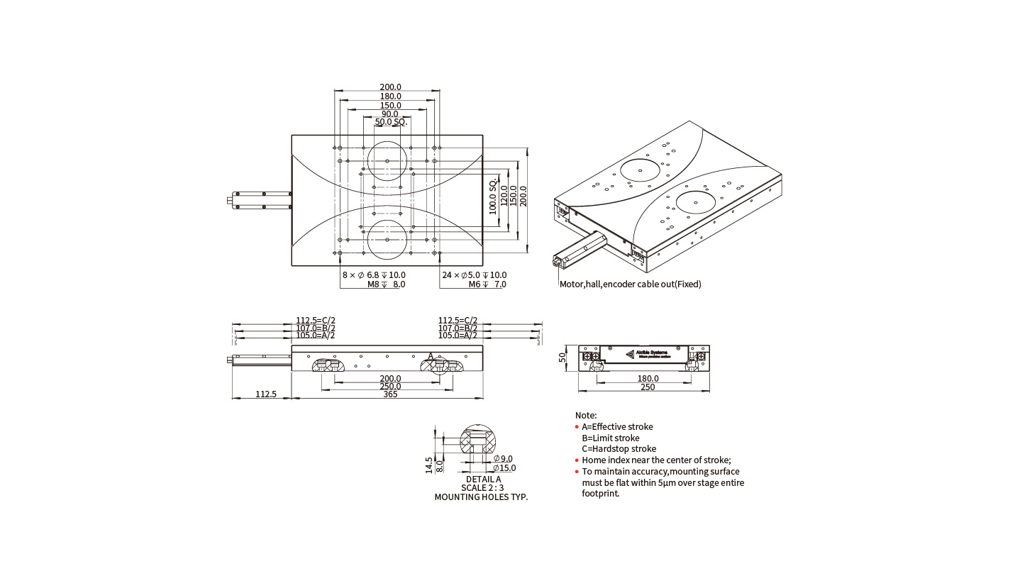 XRL250P-160尺寸图