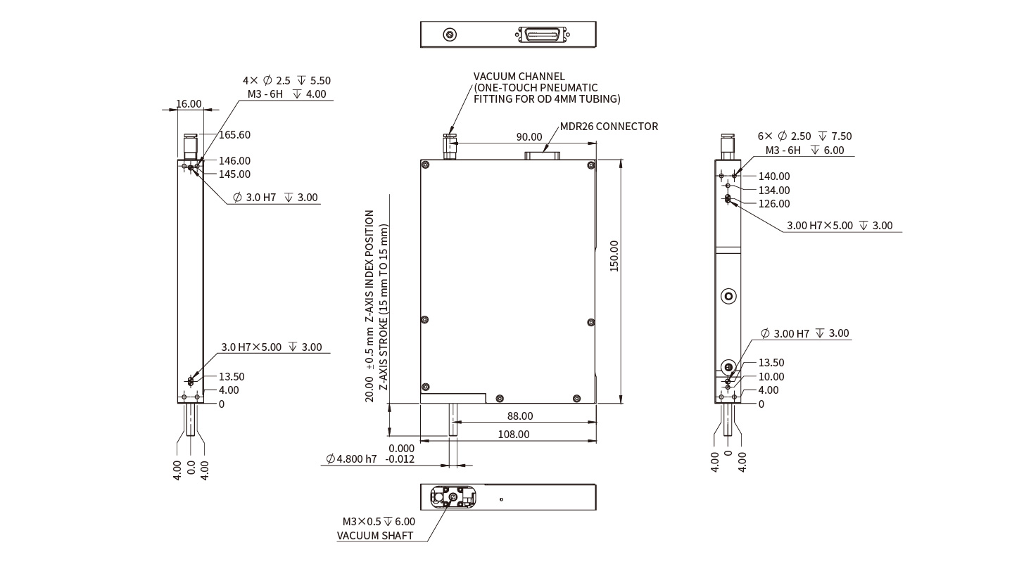 APC16B-ZT30 尺寸图