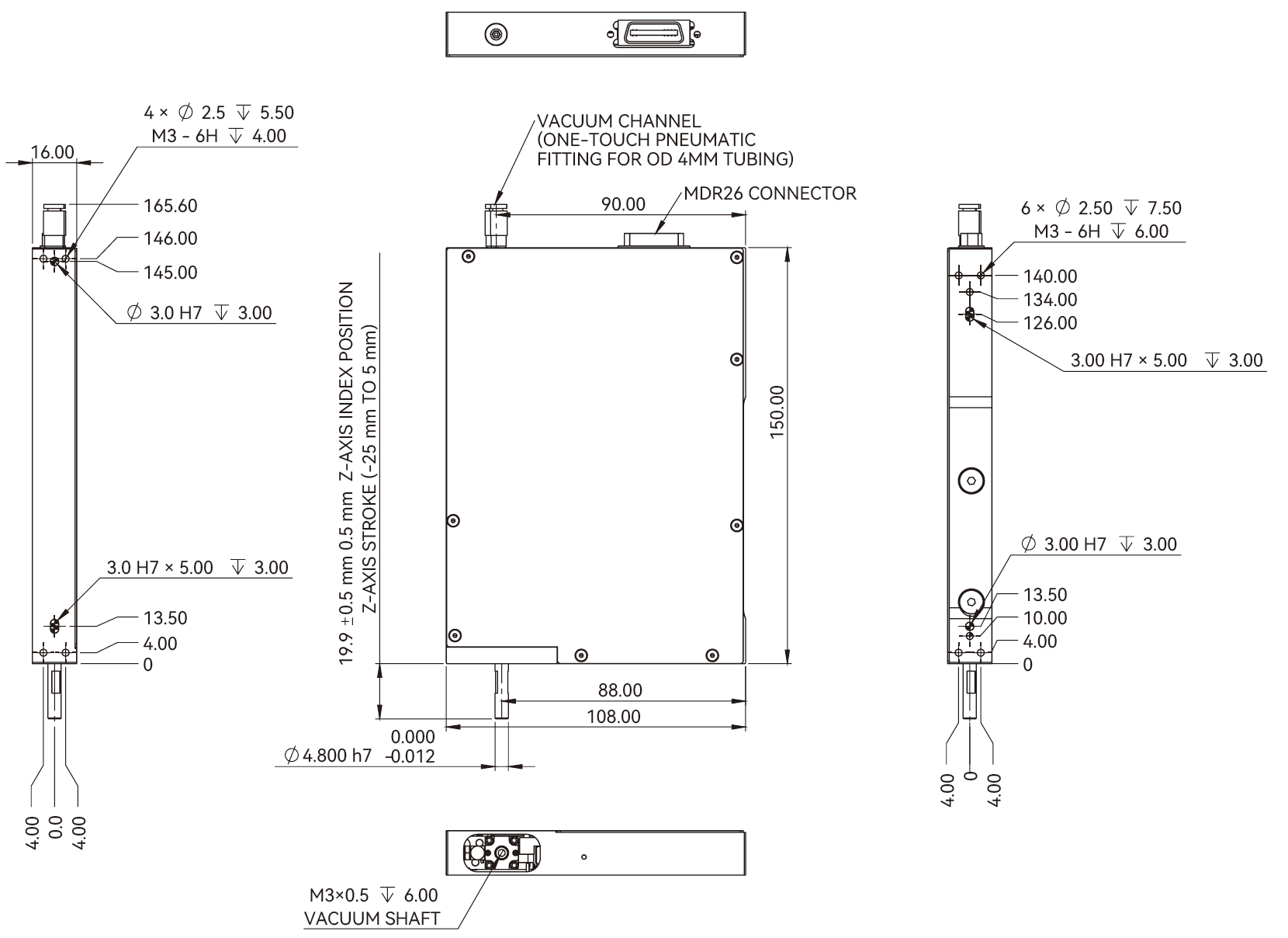 APC16B-Z30 尺寸图