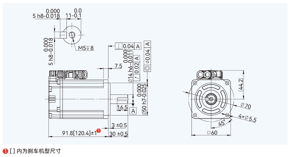 ASV60-A3 / 5-H-040-A 尺寸图